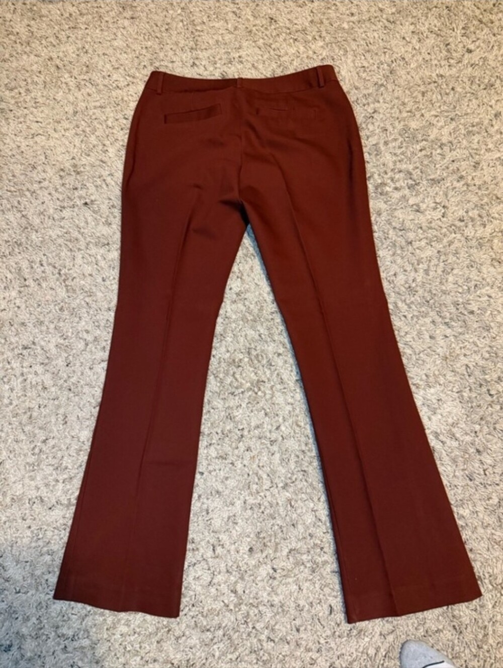 Express Women's Burgundy Columnist Pants Size 10R